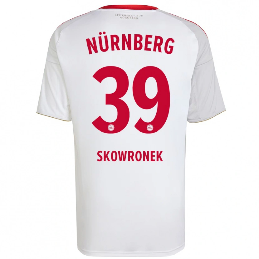Danxen Mulher Camisola Joel Skowronek #39 Branco Vermelho Alternativa 2025/26 Camisa Brasil