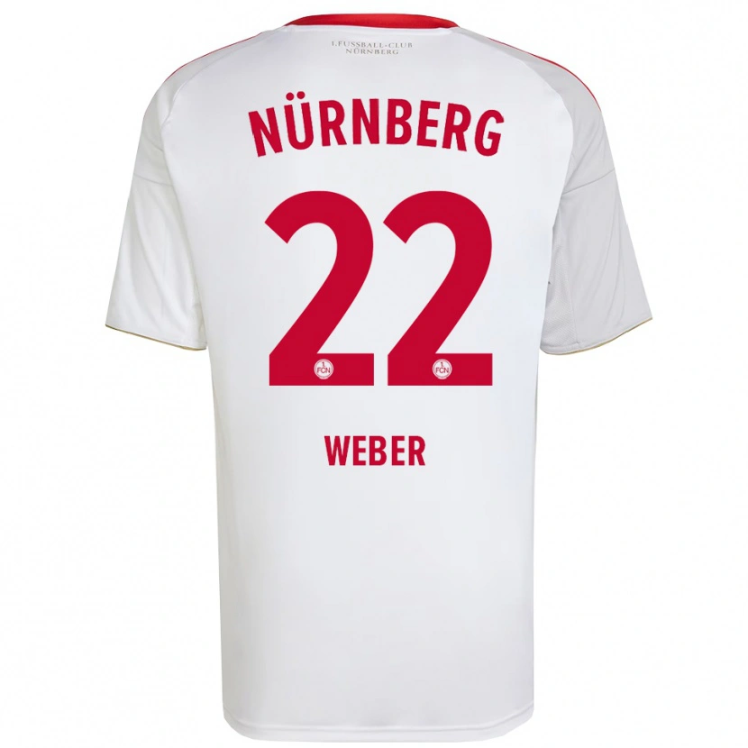 Danxen Mulher Camisola Ruben Weber #22 Branco Vermelho Alternativa 2025/26 Camisa Brasil