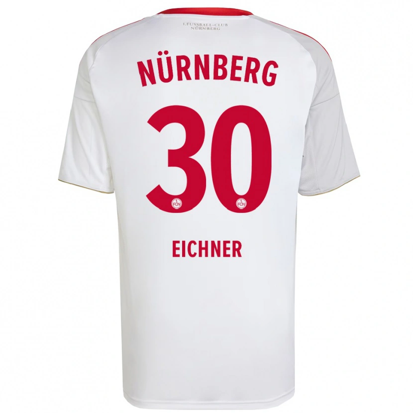 Danxen Mulher Camisola Benjamin Eichner #30 Branco Vermelho Alternativa 2025/26 Camisa Brasil
