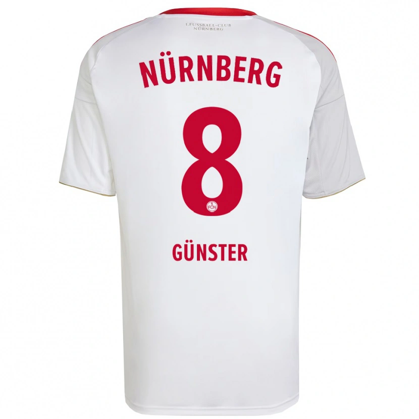 Danxen Mulher Camisola Meret Günster #8 Branco Vermelho Alternativa 2025/26 Camisa Brasil