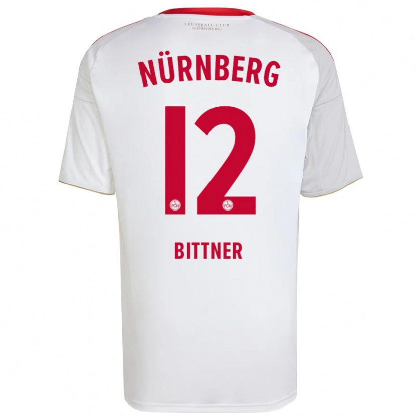 Danxen Mulher Camisola Liam Bittner #12 Branco Vermelho Alternativa 2025/26 Camisa Brasil
