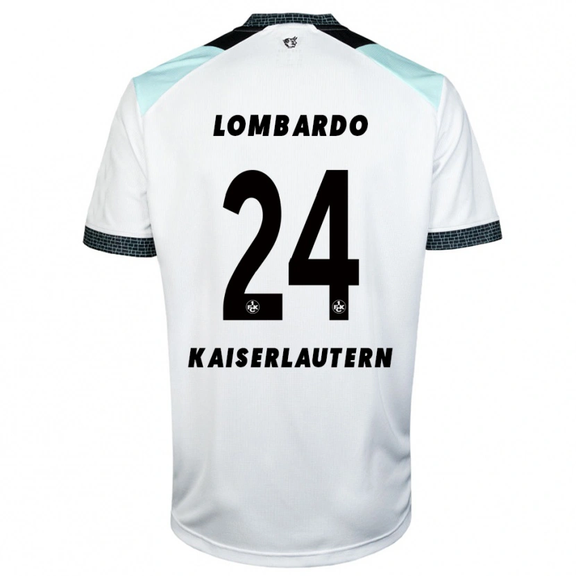 Danxen Mulher Camisola Ben Lombardo #24 Branco Preto Alternativa 2025/26 Camisa Brasil