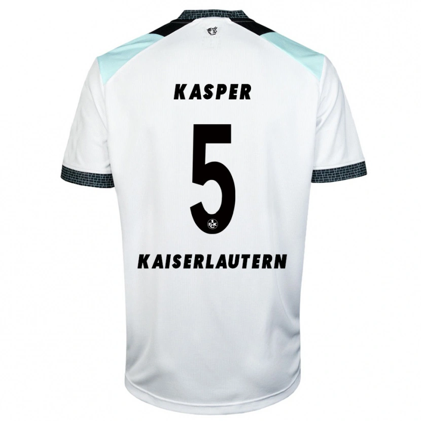 Danxen Mulher Camisola Linus Kasper #5 Branco Preto Alternativa 2025/26 Camisa Brasil