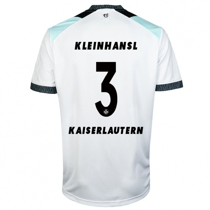 Danxen Mulher Camisola Florian Kleinhansl #3 Branco Preto Alternativa 2025/26 Camisa Brasil