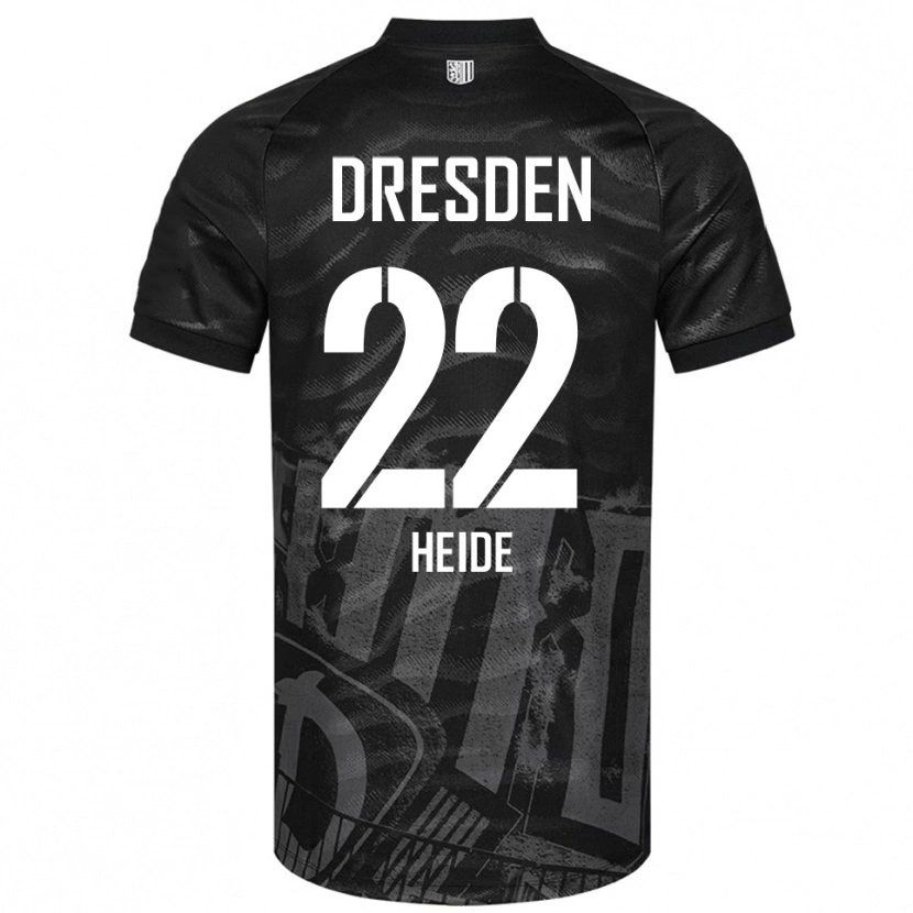 Danxen Mulher Camisola Pepe Heide #22 Preto Cinzento Alternativa 2025/26 Camisa Brasil