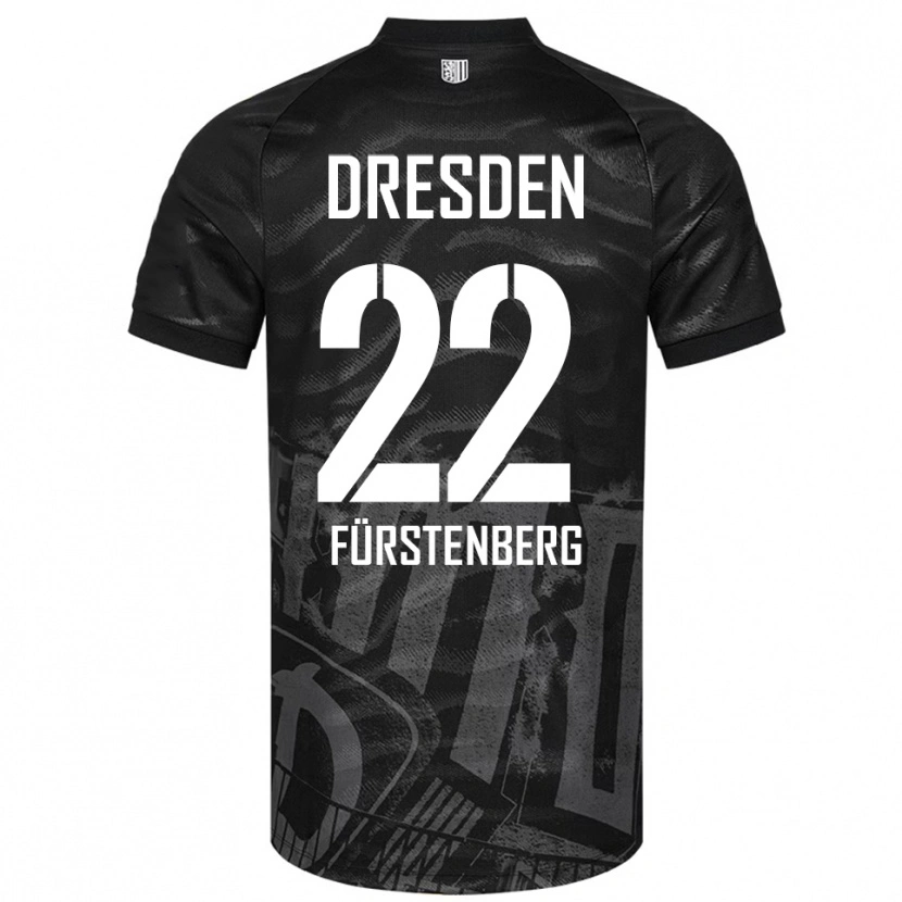 Danxen Mulher Camisola Mattis Fürstenberg #22 Preto Cinzento Alternativa 2025/26 Camisa Brasil