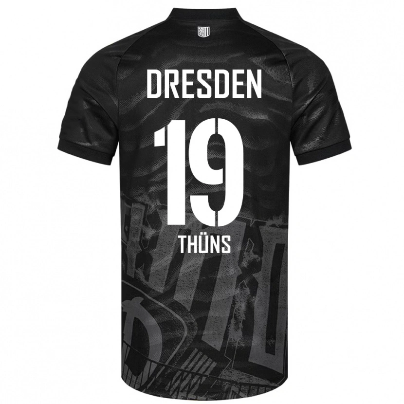 Danxen Mulher Camisola Louis Thüns #19 Preto Cinzento Alternativa 2025/26 Camisa Brasil