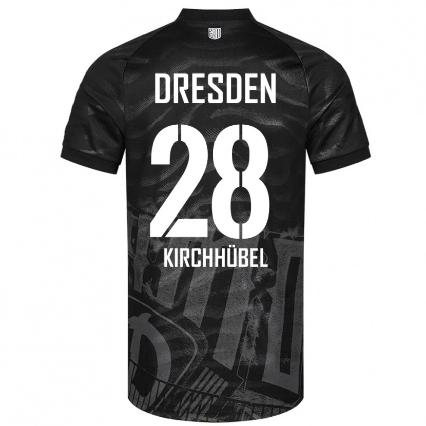 Danxen Mulher Camisola Willi Kirchhübel #28 Preto Cinzento Alternativa 2025/26 Camisa Brasil