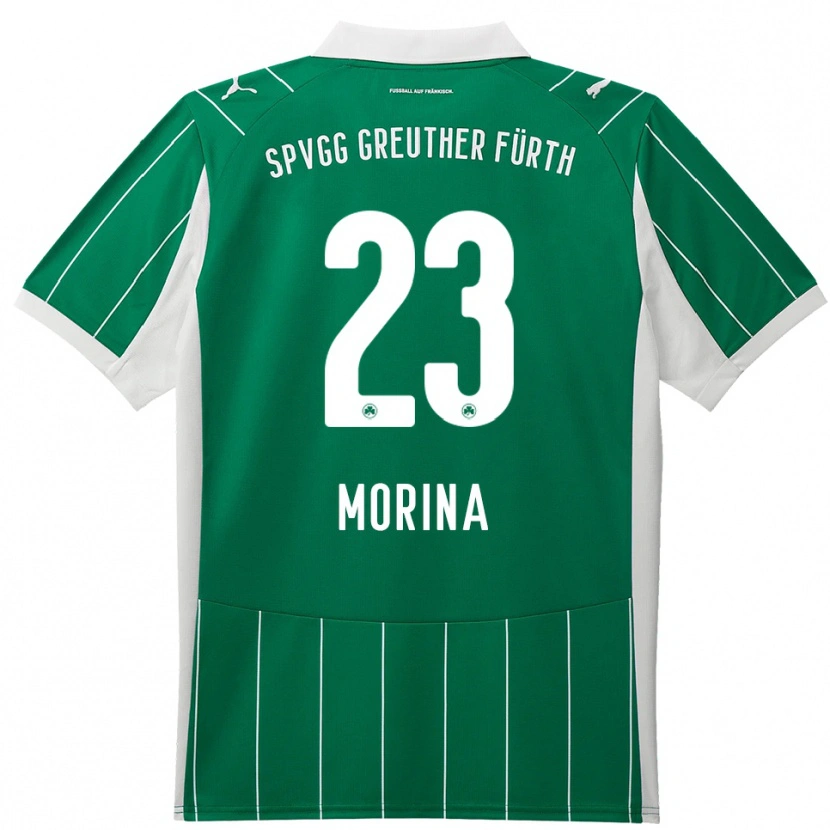 Danxen Mulher Camisola Dion Morina #23 Verde Branco Alternativa 2025/26 Camisa Brasil