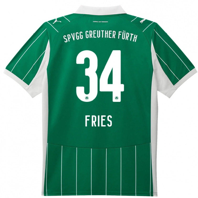 Danxen Mulher Camisola Marlon Fries #34 Verde Branco Alternativa 2025/26 Camisa Brasil