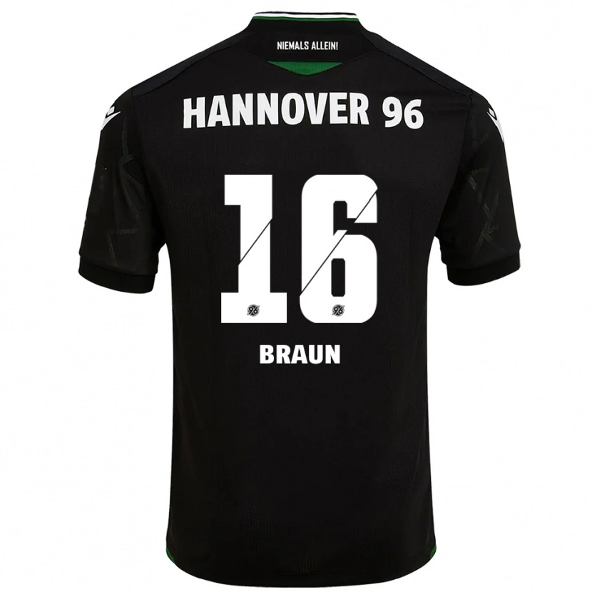 Danxen Mulher Camisola Manuel Braun #16 Preto Verde Alternativa 2025/26 Camisa Brasil