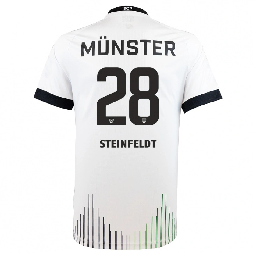 Danxen Mulher Camisola Luca Steinfeldt #28 Branco Preto Alternativa 2025/26 Camisa Brasil