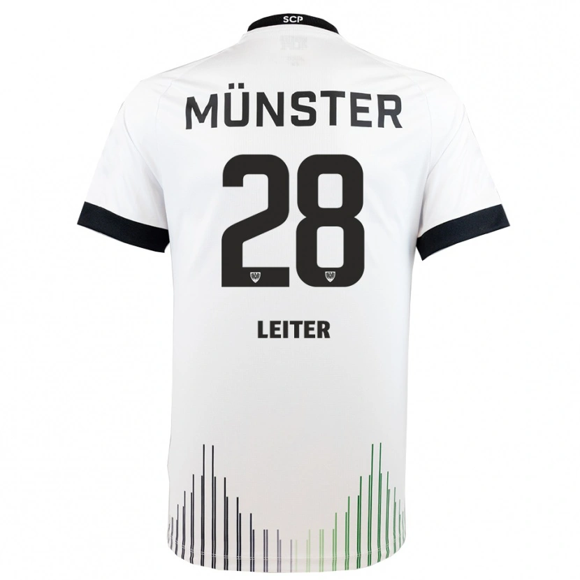 Danxen Mulher Camisola Ben Leiter #28 Branco Preto Alternativa 2025/26 Camisa Brasil