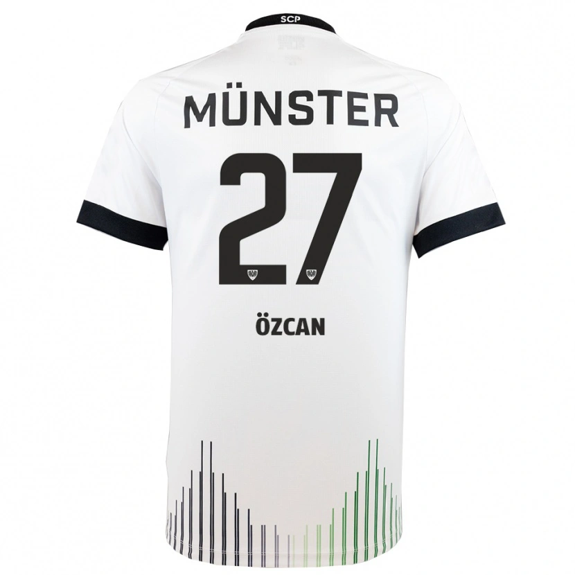 Danxen Mulher Camisola Kenan Özcan #27 Branco Preto Alternativa 2025/26 Camisa Brasil