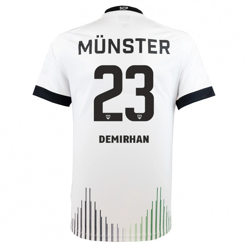 Danxen Mulher Camisola Mikail Demirhan #23 Branco Preto Alternativa 2025/26 Camisa Brasil