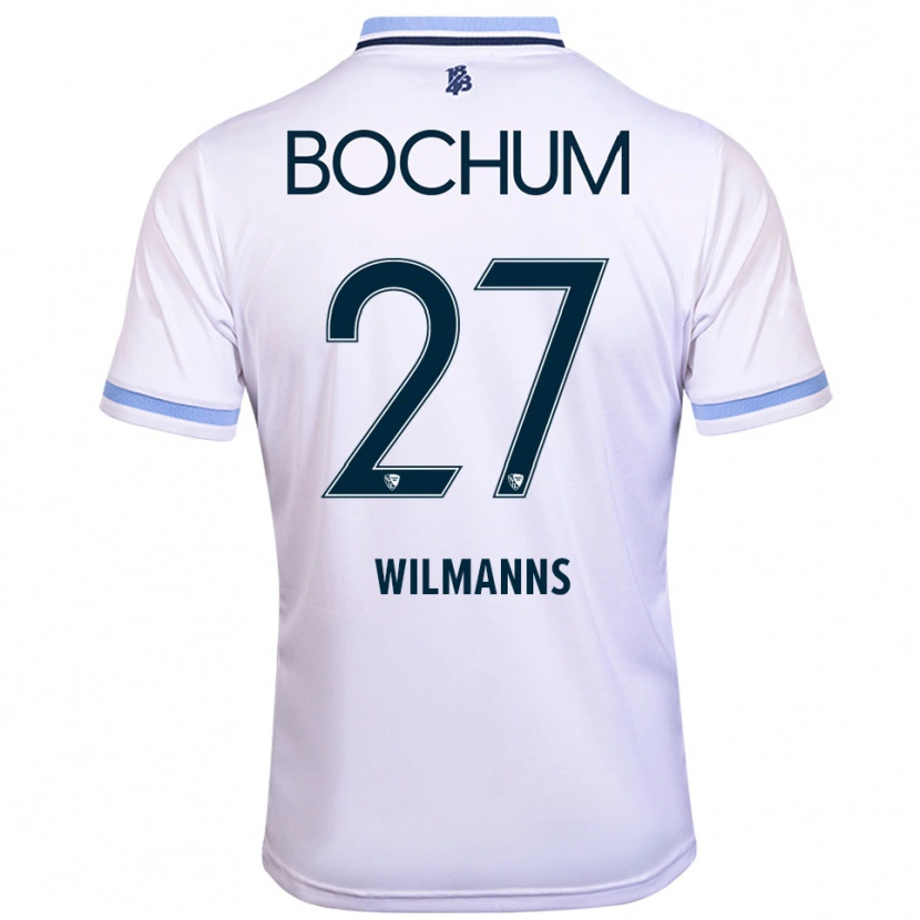 Danxen Mulher Camisola Anjo Wilmanns #27 Branco Azul Celeste Alternativa 2025/26 Camisa Brasil