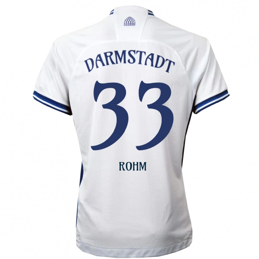 Danxen Mulher Camisola Mareg Rohm #33 Branco Azul Alternativa 2025/26 Camisa Brasil