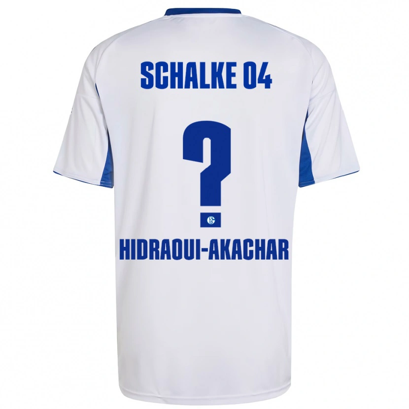 Danxen Mulher Camisola Yassin Hidraoui-Akachar #0 Branco Azul Alternativa 2025/26 Camisa Brasil