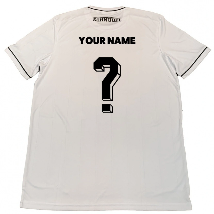 Danxen Mulher Camisola Seu Nome #0 Branco Preto Alternativa 2025/26 Camisa Brasil