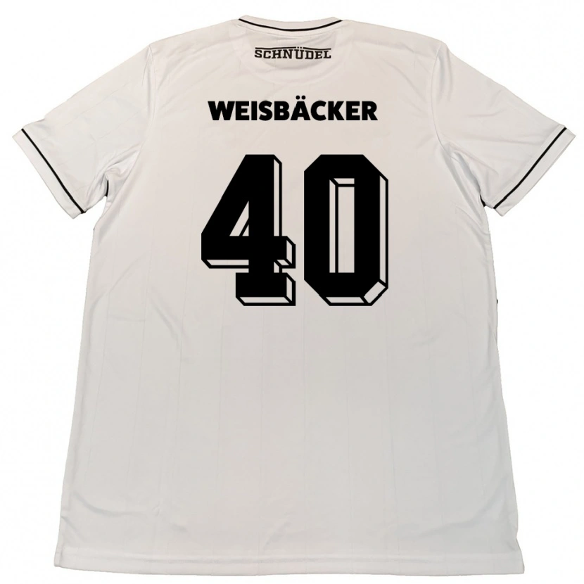 Danxen Mulher Camisola Maximilian Weisbäcker #40 Branco Preto Alternativa 2025/26 Camisa Brasil