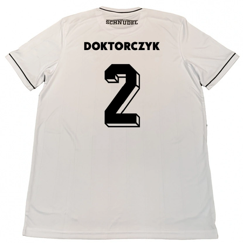 Danxen Mulher Camisola Nick Doktorczyk #2 Branco Preto Alternativa 2025/26 Camisa Brasil