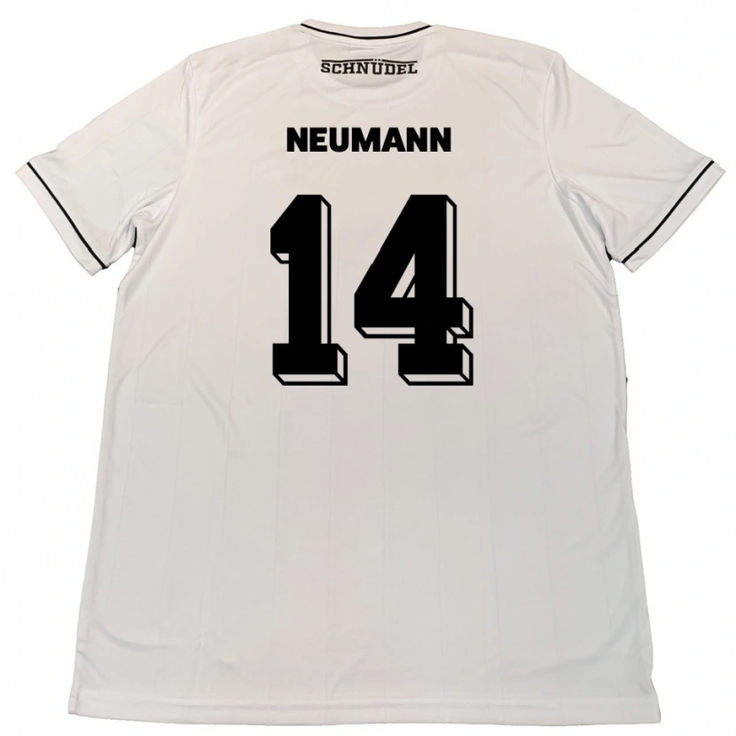 Danxen Mulher Camisola Felix Neumann #14 Branco Preto Alternativa 2025/26 Camisa Brasil