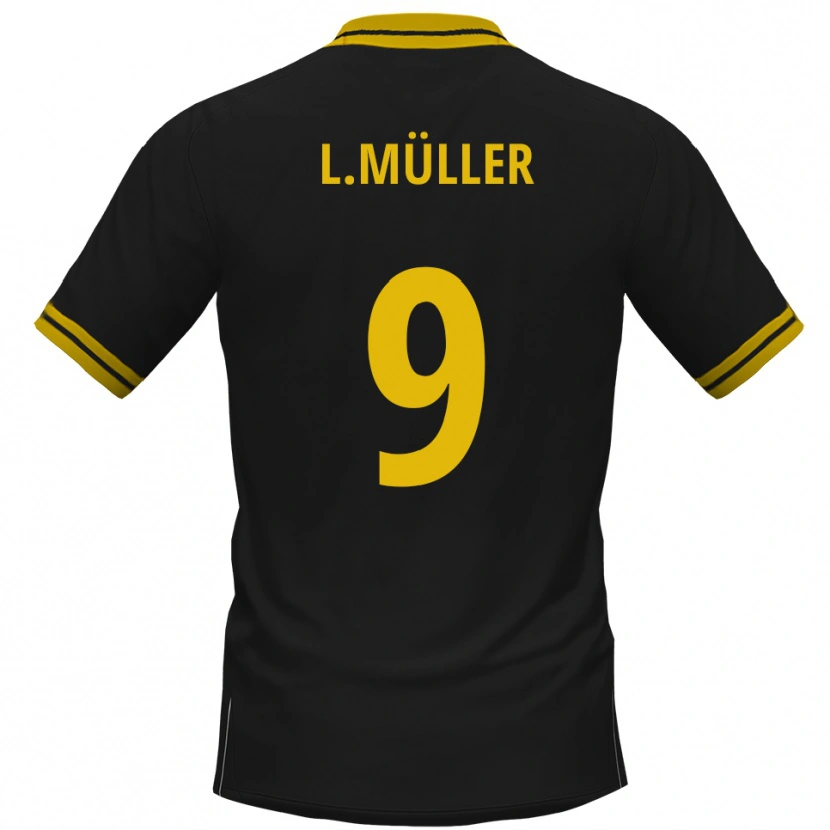 Danxen Mulher Camisola Levyn Müller #9 Preto Amarelo Alternativa 2025/26 Camisa Brasil