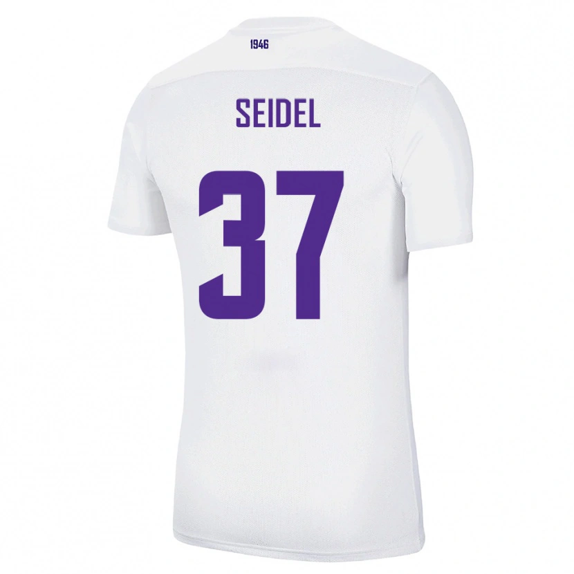 Danxen Mulher Camisola Paul Seidel #37 Branco Verde Alternativa 2025/26 Camisa Brasil