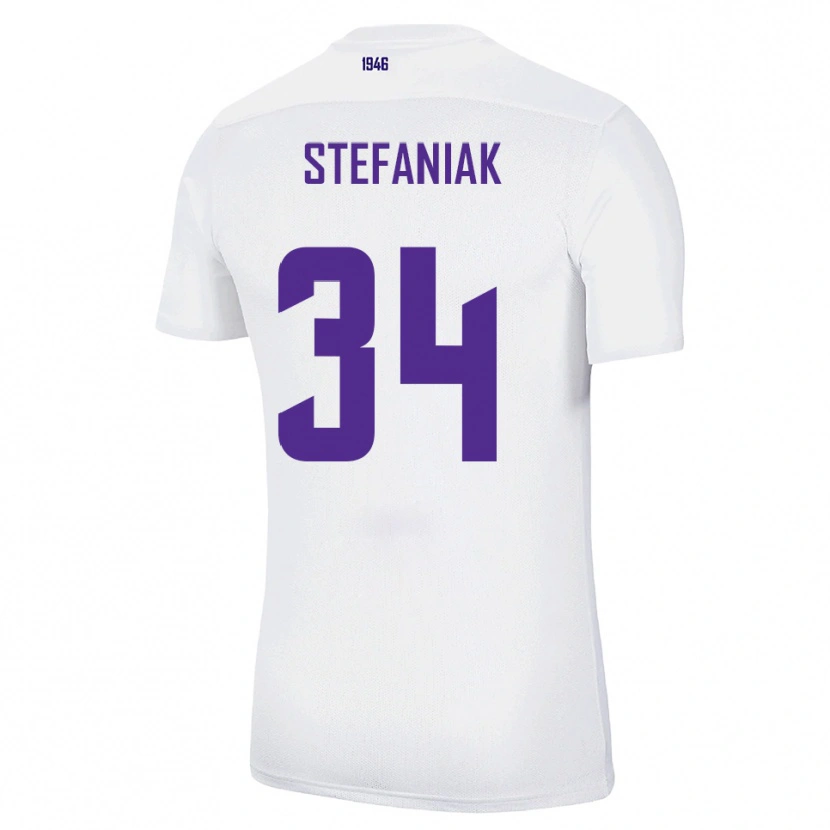 Danxen Mulher Camisola Marvin Stefaniak #34 Branco Verde Alternativa 2025/26 Camisa Brasil