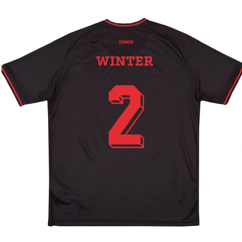 Danxen Mulher Camisola Mara Winter #2 Preto Vermelho Branco Alternativa 2025/26 Camisa Brasil