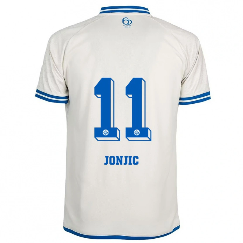 Danxen Mulher Camisola Antonio Jonjic #11 Branco Azul Alternativa 2025/26 Camisa Brasil