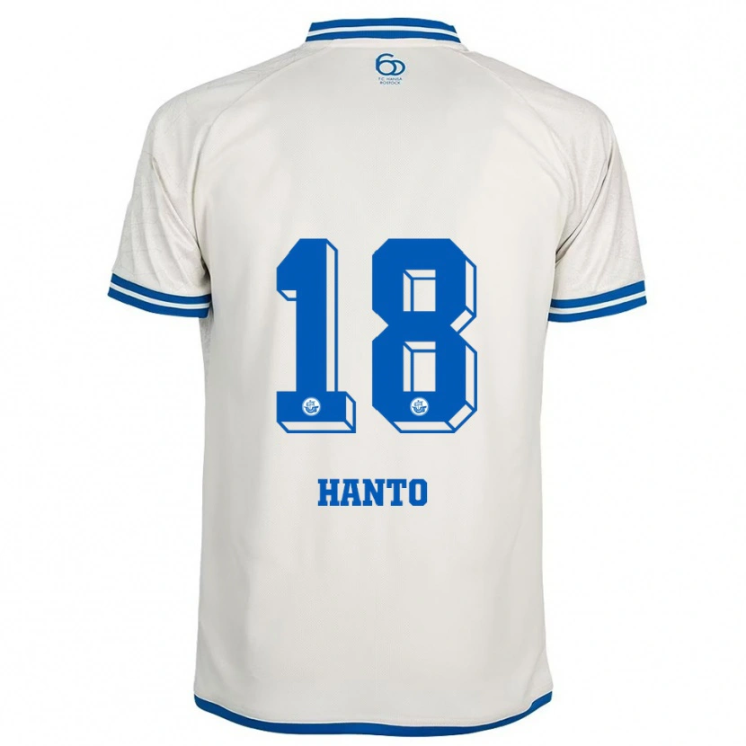 Danxen Mulher Camisola Celine Hanto #18 Branco Azul Alternativa 2025/26 Camisa Brasil