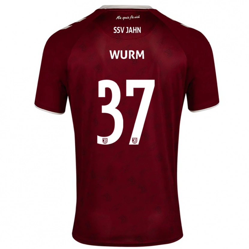 Danxen Mulher Camisola Leopold Wurm #37 Borgonha Branco Alternativa 2025/26 Camisa Brasil