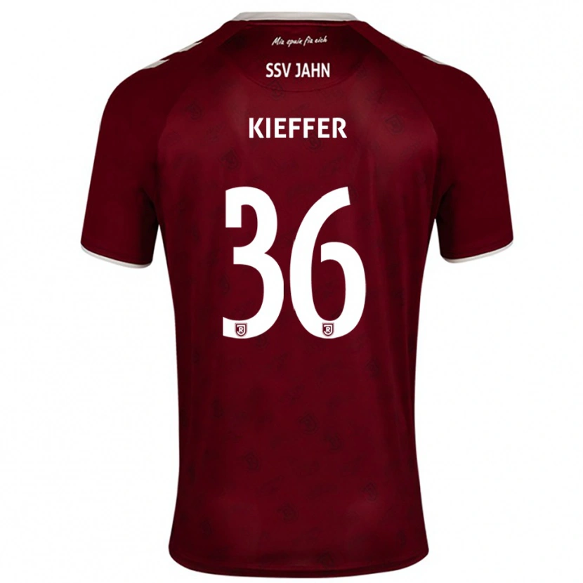 Danxen Mulher Camisola Ben Kieffer #36 Borgonha Branco Alternativa 2025/26 Camisa Brasil