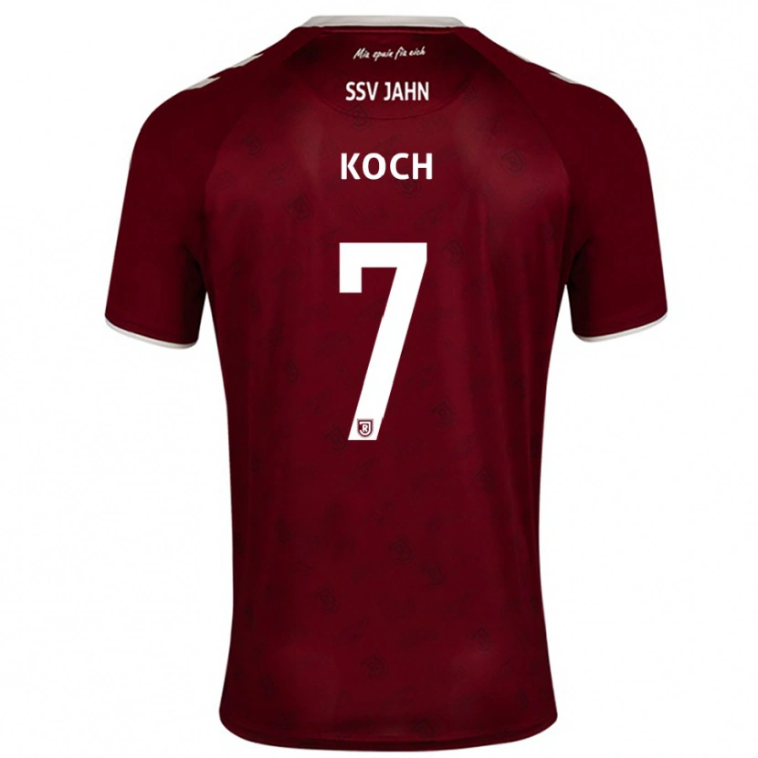 Danxen Mulher Camisola Christian Koch #7 Borgonha Branco Alternativa 2025/26 Camisa Brasil
