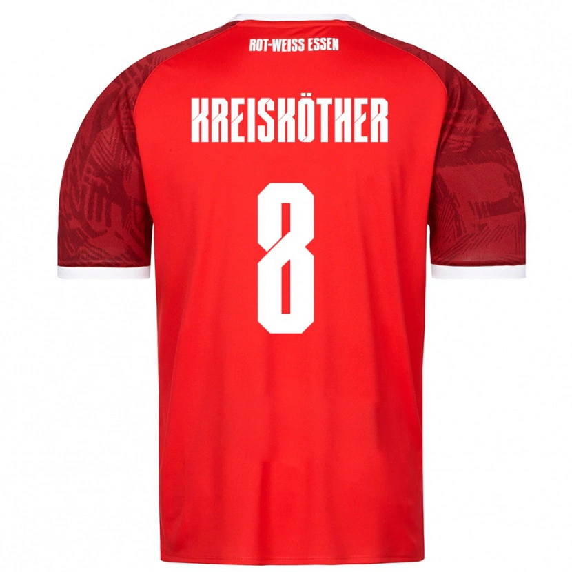 Danxen Mulher Camisola Luiz-Simon Kreisköther #8 Vermelho Borgonha Branco Alternativa 2025/26 Camisa Brasil