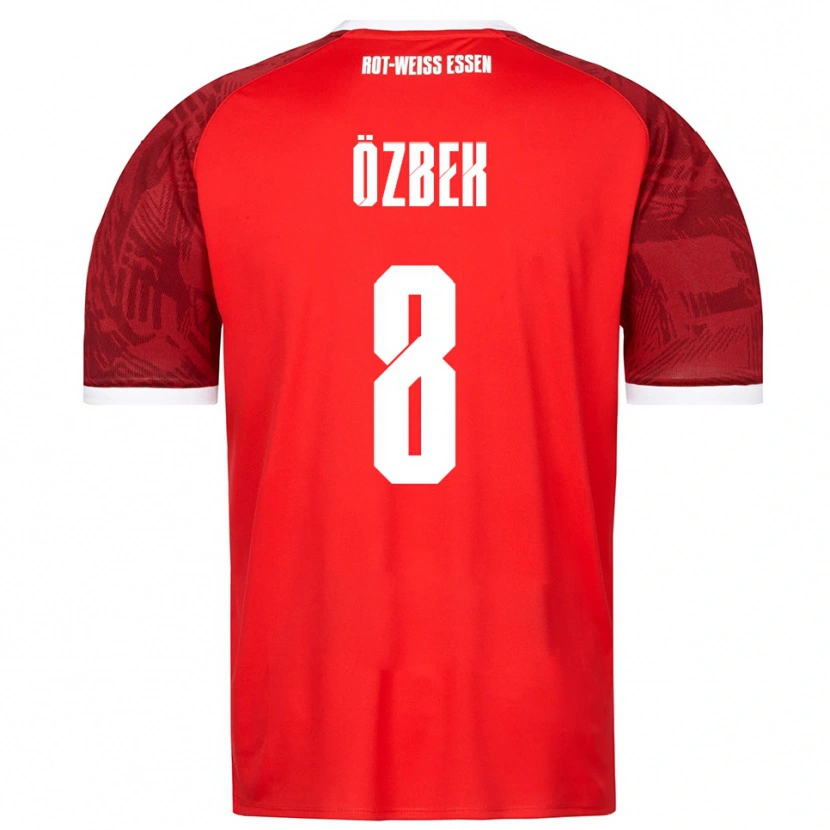 Danxen Mulher Camisola Boran Özbek #8 Vermelho Borgonha Branco Alternativa 2025/26 Camisa Brasil