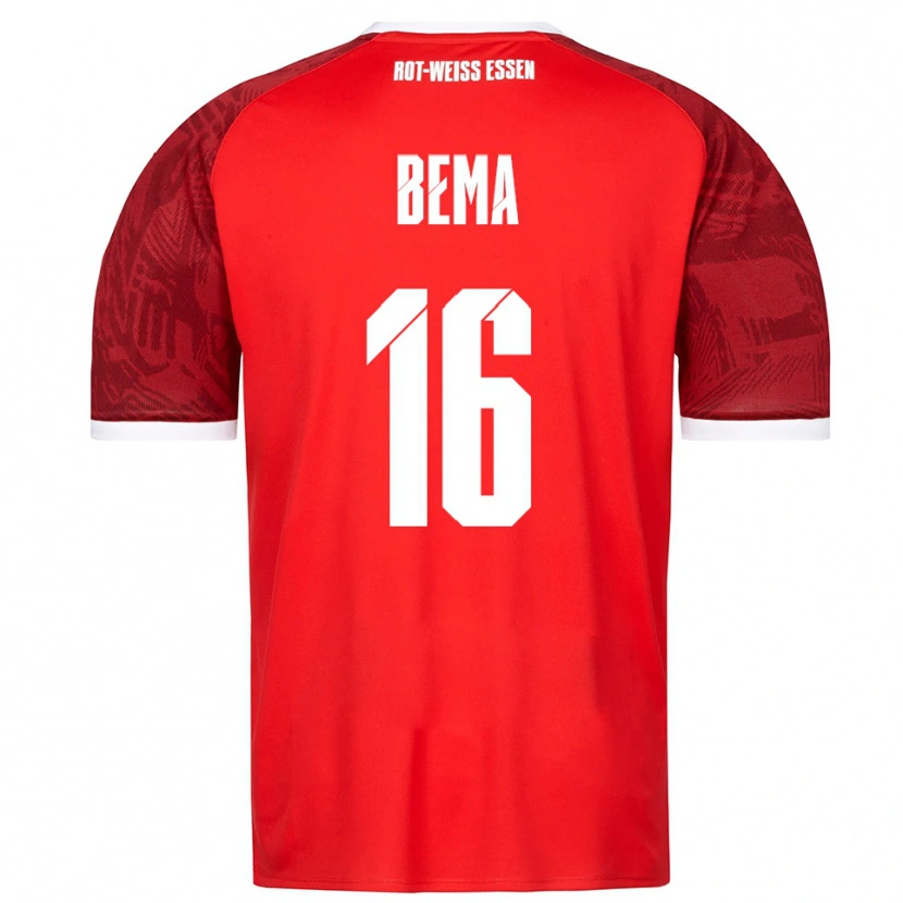 Danxen Mulher Camisola Joel Bema #16 Vermelho Borgonha Branco Alternativa 2025/26 Camisa Brasil