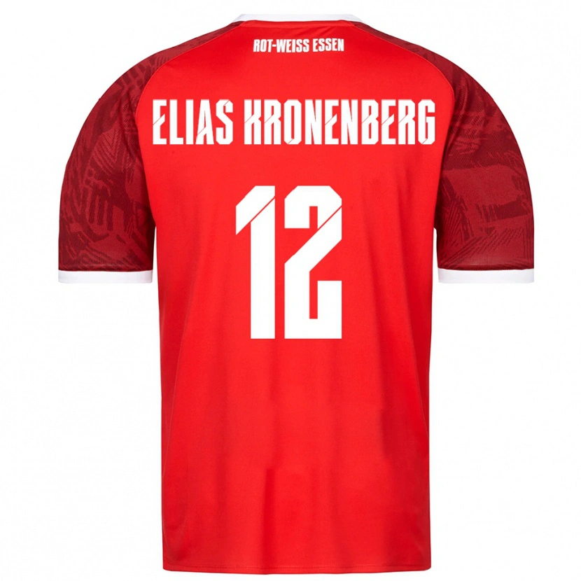 Danxen Mulher Camisola Sebastian Elias Kronenberg #12 Vermelho Borgonha Branco Alternativa 2025/26 Camisa Brasil