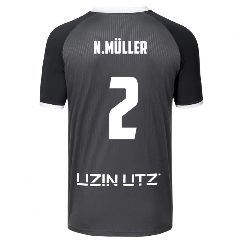 Danxen Mulher Camisola Nico Müller #2 Cinzento Branco Alternativa 2025/26 Camisa Brasil