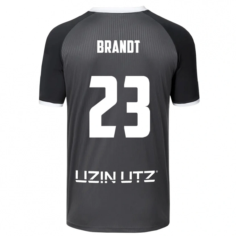 Danxen Mulher Camisola Max Brandt #23 Cinzento Branco Alternativa 2025/26 Camisa Brasil