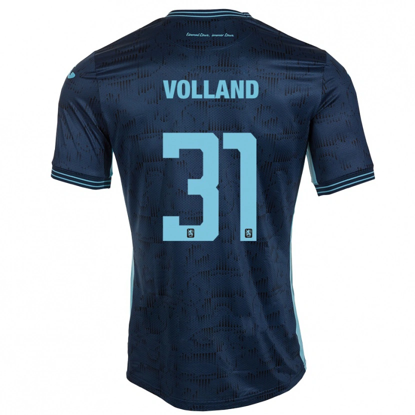 Danxen Mulher Camisola Kevin Volland #31 Azul Royal Alternativa 2025/26 Camisa Brasil
