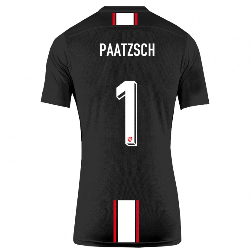 Danxen Mulher Camisola Pascal Paatzsch #1 Preto Branco Alternativa 2025/26 Camisa Brasil