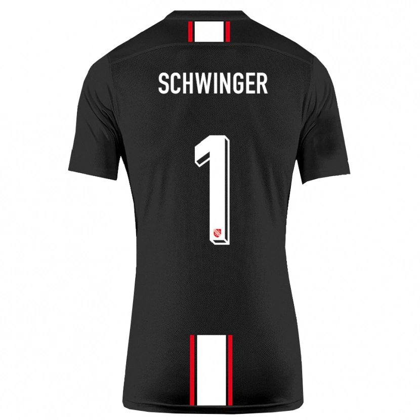 Danxen Mulher Camisola Holm Schwinger #1 Preto Branco Alternativa 2025/26 Camisa Brasil