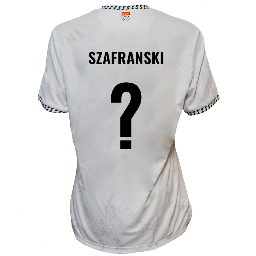 Danxen Mulher Camisola Svenja Szafranski #0 Branco Preto Alternativa 2025/26 Camisa Brasil