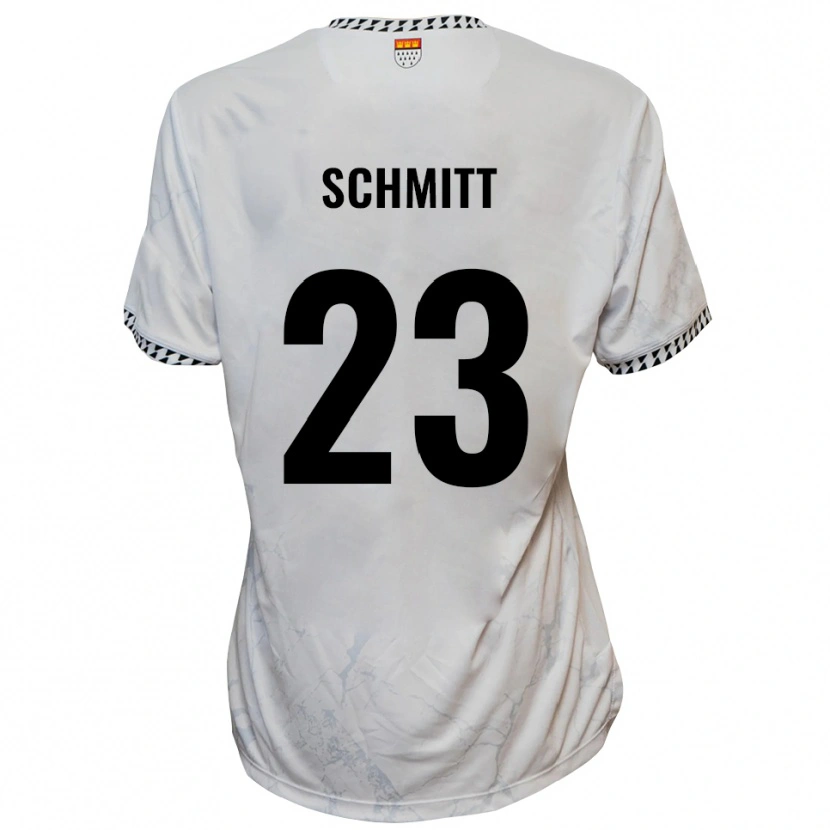 Danxen Mulher Camisola Bruno Schmitt #23 Branco Preto Alternativa 2025/26 Camisa Brasil