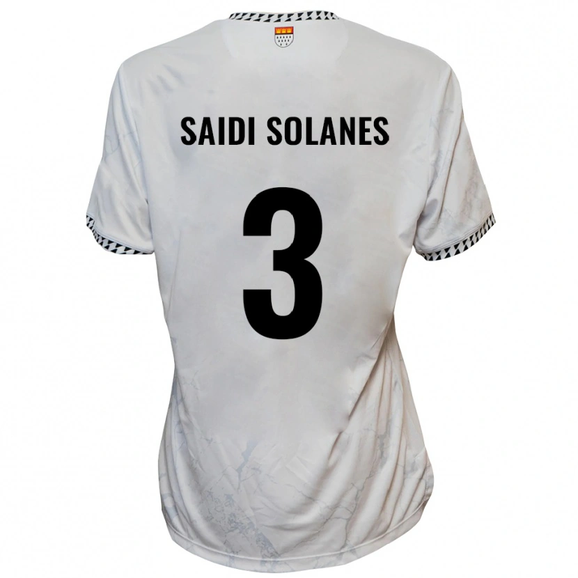Danxen Mulher Camisola Maruan Saidi Solanes #3 Branco Preto Alternativa 2025/26 Camisa Brasil