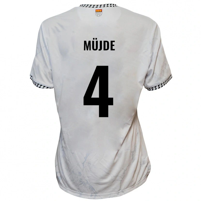 Danxen Mulher Camisola Semih Müjde #4 Branco Preto Alternativa 2025/26 Camisa Brasil