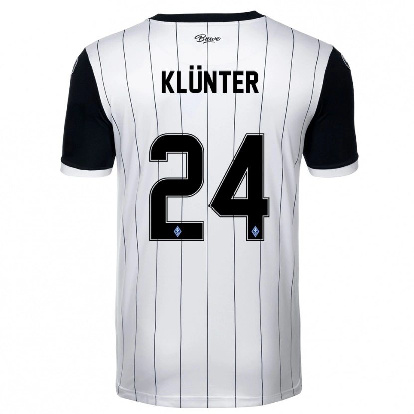 Danxen Mulher Camisola Lukas Klünter #24 Branco Preto Alternativa 2025/26 Camisa Brasil