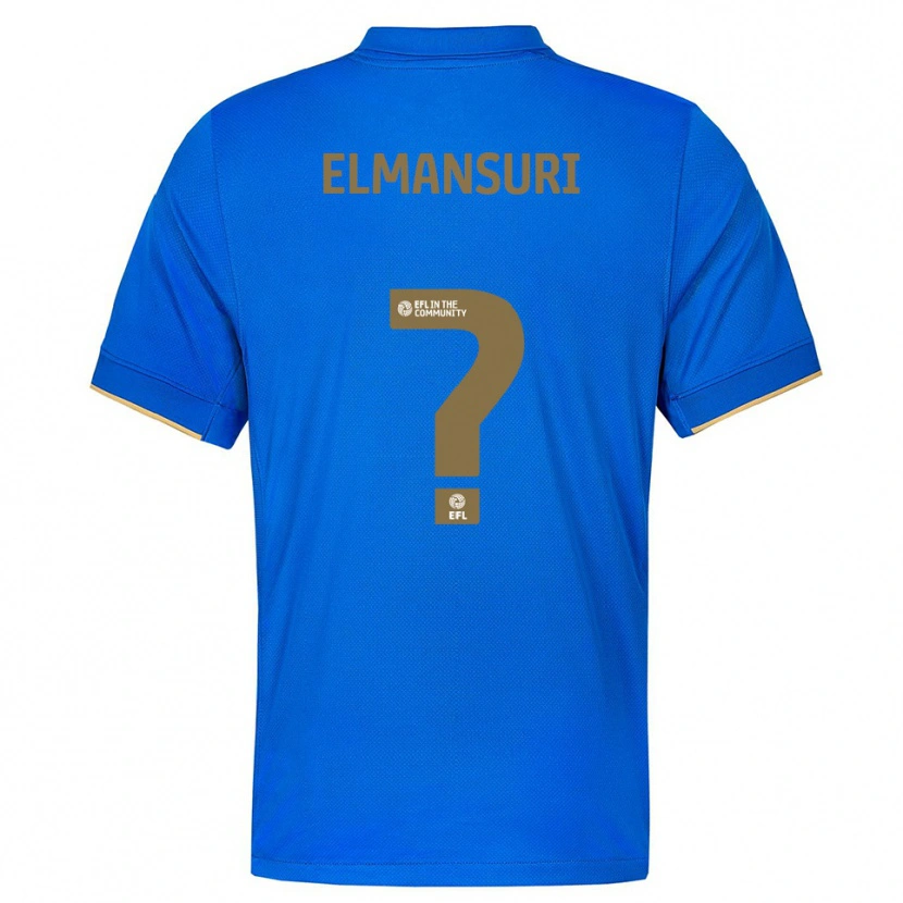 Danxen Criança Camisola Taha Elmansuri #0 Azul Dourado Principal 2025/26 Camisa Brasil